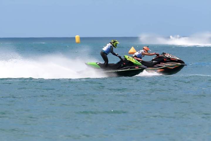 Entraînement course jet ski Martinique