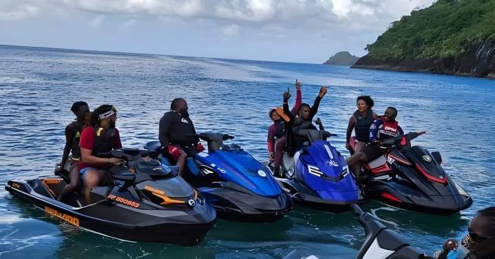 Jets ski en groupe Martinique